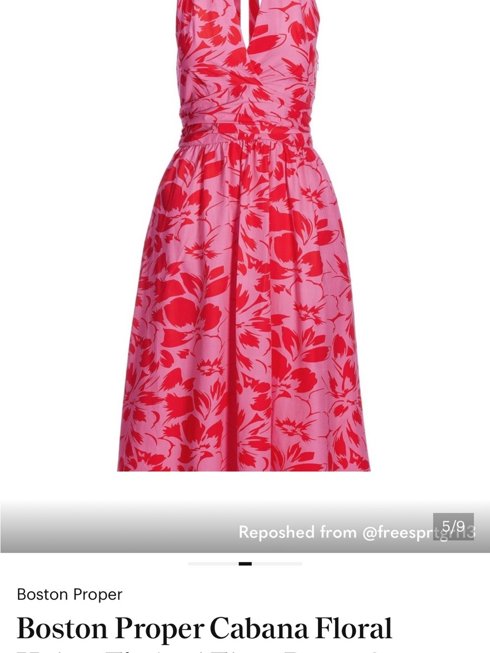 Boston Proper Beautiful Halter Dress - Picture 5 of 10
